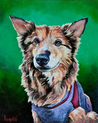 Promise-Edmond_Greta_Oil-on-Cradled-Wood_2023_Pet-Portrait